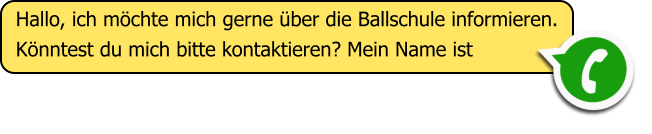 Hallo, ich m�chte mich gerne �ber die Ballschule informieren.K�nntest du mich bitte kontaktieren? Mein Name ist